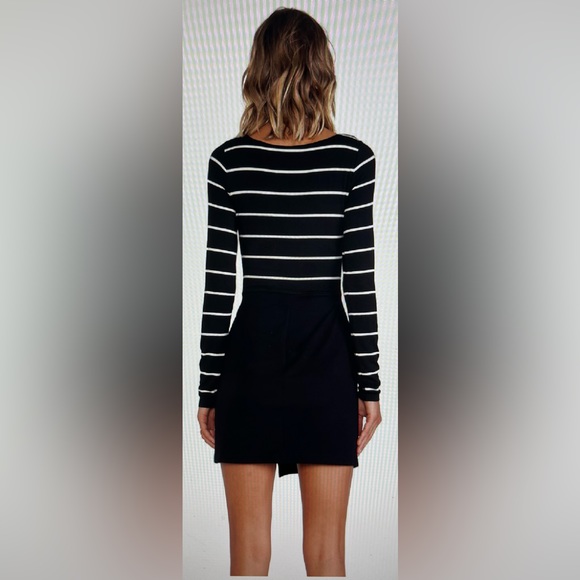 NWT BAILEY 44 Manic Depressive Striped Dress as seen on Young & The Restless M - Picture 7 of 10